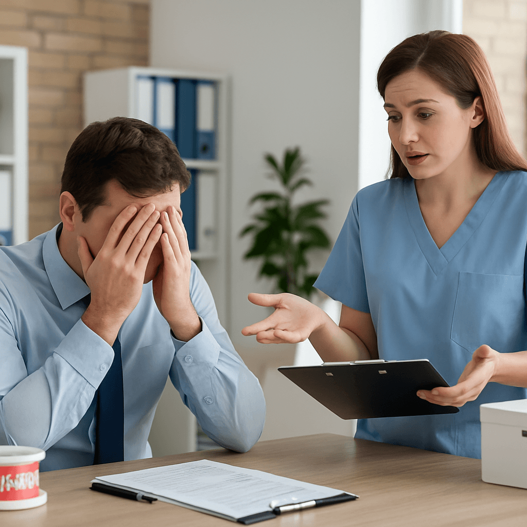 Office manager leading a dental practice team